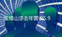 宝塔山漆去年营收5.95亿元
，净利润同比增长19.60%