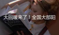 大回暖来了！全国大部阳光当道，周三起长江以北掀气温创新高浪潮