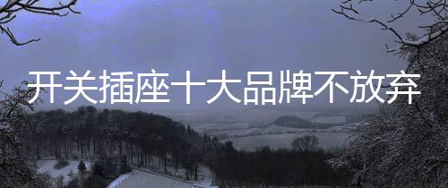 只是开关现实总是布满荆棘