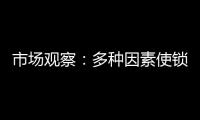 市场观察
：多种因素使锁具行业竞争激烈