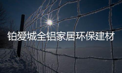 它凭借着以铝代木的全新科技