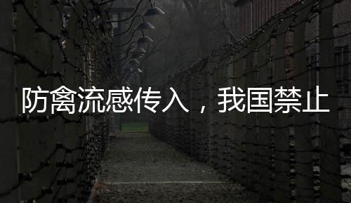 国禁国禽关产公告指出