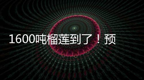 榴莲产地有泰国的吨榴